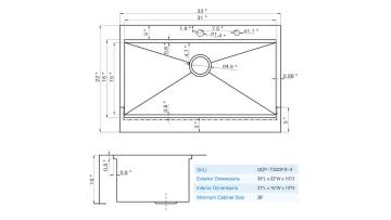 Overmount Ledge Workstation Apron Front Sink 30 inch Farmhouse Kitchen Sink 16 Gauge Stainless Steel Deep Single Bowl Farm Sink1