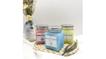 Glass Bottle Odor Eliminating Gel Air Freshener