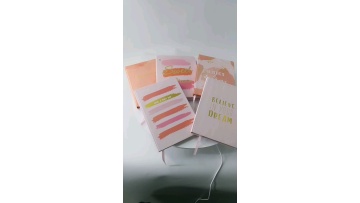 HSI C047190032BA PVC Cover Pastel Pink DREAMING slogan Bound A5 Notebook1