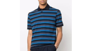 Best Brand Fashion Men Golf Polo Polyester Spandex Shirt Mens Striped Shirts1