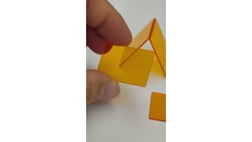 orange optical glass CB535