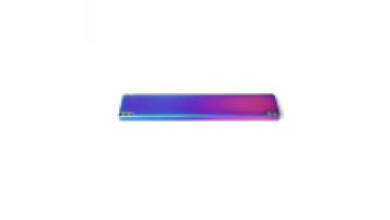 High Quality CNC milling brass etching Panel PVD surface Mirror polishing Cnc manufacture parts gaming keyboards case kit weight1