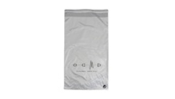 ldpe hdpe 100% recyclable transparent self adhesive seal clear plastic laundry polybag with vent hole GRS1
