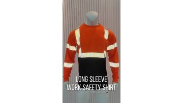T004 HI VIS WORK SAFETY SHIRT FOR MEN
