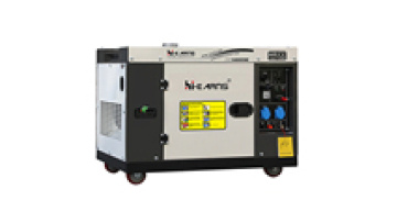 9KW 10KVA 1102F diesel engine single phase slient type generator with AVR system1