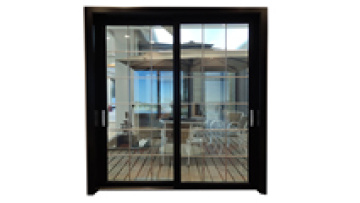 China superior brand  Simple Modern style  customized Aluminum alloy double glazed exterior Sliding Door for paito1