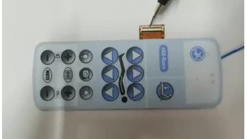 White backlight membrane switch