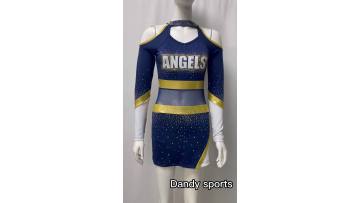 yellow cheer uniform