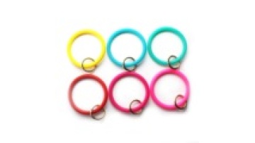 Wholesale Silicone Bangle Keychain Bracelet with Wristbands and Keyring1