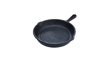 Mini Enamel Flat Fry Pan Smooth Light Weight Cnc Machined Seasoned Cast Iron Skillet1
