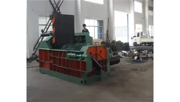 Hot Seling of Waste Scrap Cans / Aluminum / Copper / Steel Compress Baler Machine1