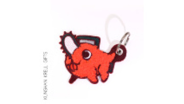 Kunshan Krell Custom Towel Anime Embroidery Patch logo Wholesale Letter Patches Towel Embroidery Patch Keychain1