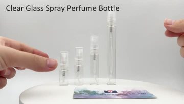 mini glass perfume spray bottle