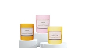 Factory Direct Sale Small Amber Brown Mini Luxury Empty 180ml & 250ml Home Use Candle Glass Jar1