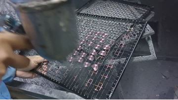 matt finishing on watch dial