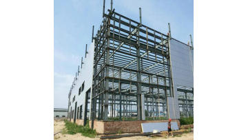Prefabricated steel structure frame workshop