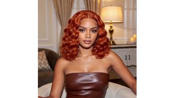 12 Inch 13x4 HD Deep Wave 150% Density 350 Human Hair Glueless Wig