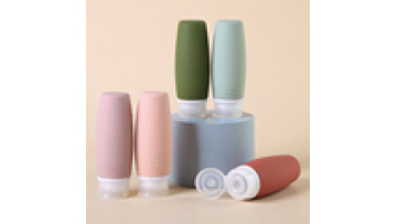 New Custom Logo Collapsible Squeeze Cosmetic 100ML Lotion Shampoo Bottle Hand Sanitizer Silicone Travel Bottle Set1
