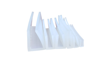 Silicone U-shaped sealing strip