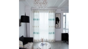 Nordic Design Embroidery Curtains and Drapes Sheer Modern Home Textile Curtain for Bedroom Living Room Sheer Curtain1