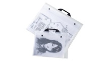 Wholesale PP Plastic Briefcase A1 A2 A3 Document File Case With Handle1