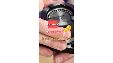 The installation of the metric ball screw