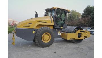 Single Drum Road Roller | Compaction Work On Highway Site