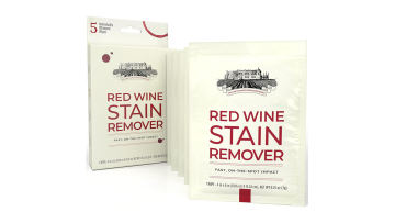 Multi purpose portable instant red wine stain remover clothing wipes