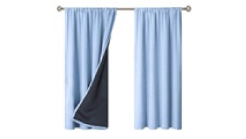 Factory Direct Selling Ready Made European Style 100% Blackout Double Layers  Window Blackout Curtains For The Bedroom1