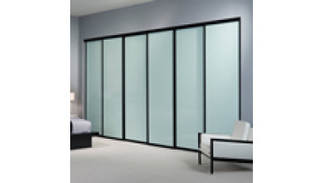 Slim frame aluminium frame frosted glass interior double tempered glass sliding door philippines price1