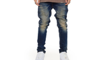 Fashion Style Distressed Customize Design Jeans For Men Ripper Whiskers Skinny Washed Men Jeans1