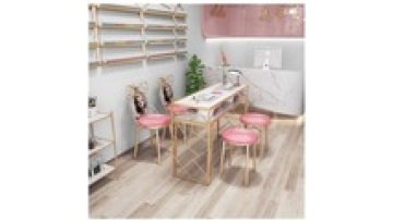 Free sample Hot sale New models Modern style wireless charge marble furniture Beauty salon Manicure Nail table1