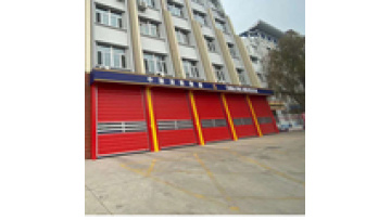 Spiral Roll Up Fast  Rapid Door Traffic Safety High Speed Door For Fire Station1