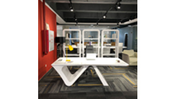 Modern Wave Table Feet Shaped Solid Customizable Size Multi-functional Cable Box Office President boss Manager Executive Desk1