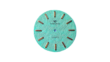 embossed watch dial