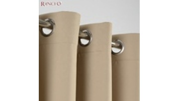 Latest design window curtains 100%polyester blackout curtain for the living room luxury1