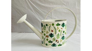 Cute little white sprinkler pot