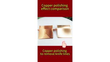 Copper plasma polishing effect display