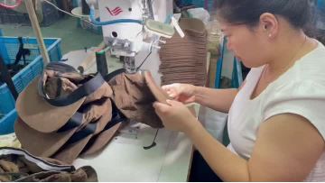 Cap Upper Peak Fabric