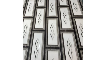 Galvanized steel sheet with diamond-patterned folded lines