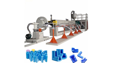 Foam strip machine