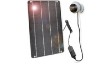 5W 6V 12V portable outdoor solar panel for hunting trai camera with battery 6000mah for Security Cameras solar panel charger1