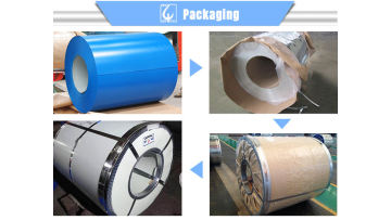 Yellow color coated roll