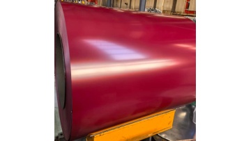 Wine-red PVDF fluorocarbon-coated color-coated steel coil