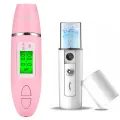 Mini Nano Mist Spray Steamer LCD Digital Facial Analyzer Machine Skin Tester Moisture Oil Content Monitor Detector Face Care