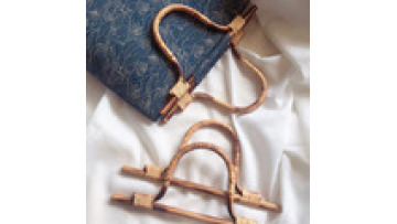 High-Quality Handmade Wood Woven Rattan Purse Frames and Handles for Handbag Making1