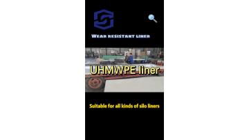 White wear resistant UHMWPE liner plate