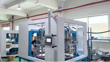 Automatic turntable hot stamping machine for flying disc