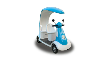 The Taihu Lake is using mobility scooter.