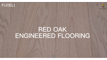 Red Oak ABC 1900X150X14.3 brushed UV lacquer logo